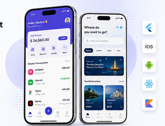 Mobile app development showcase